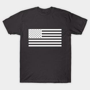 US Flag - White T-Shirt